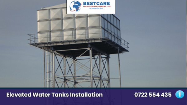 Elevated Water Tank Installation in Nairobi and Kenya